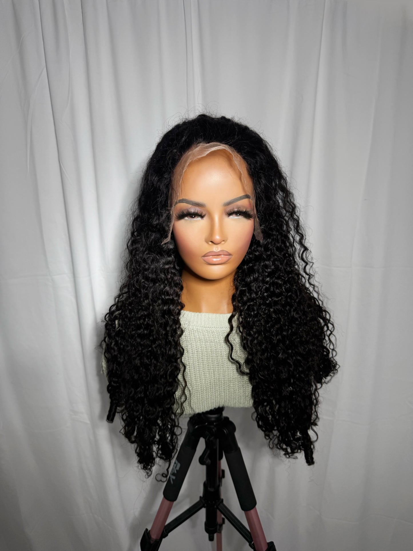 13x6 HD Burmese Curl Full Frontal Wig