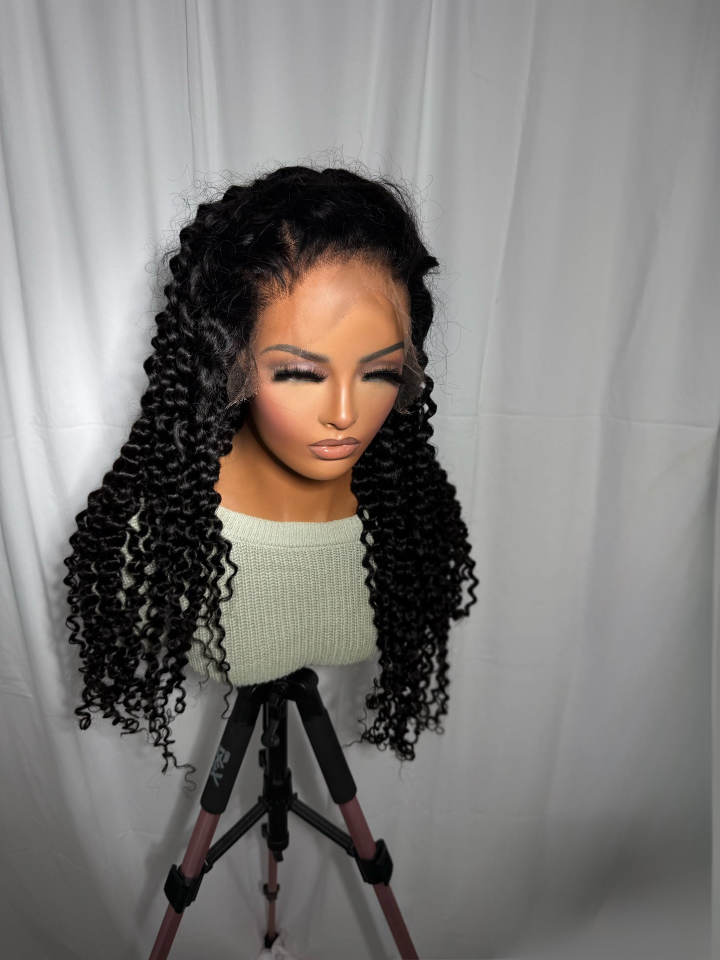 13x6 HD Spanish Curl Full Frontal Wig